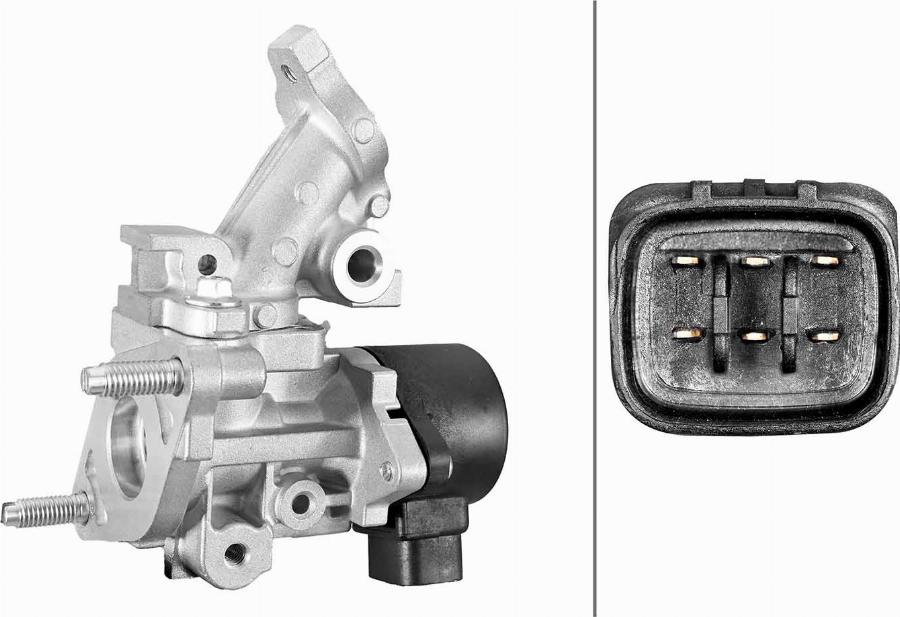 HELLA 6NU 014 865-891 - Izpl. gāzu recirkulācijas vārsts autodraugiem.lv