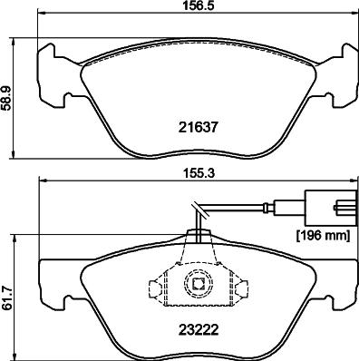 Brake Engineering PA1178 - Bremžu uzliku kompl., Disku bremzes autodraugiem.lv