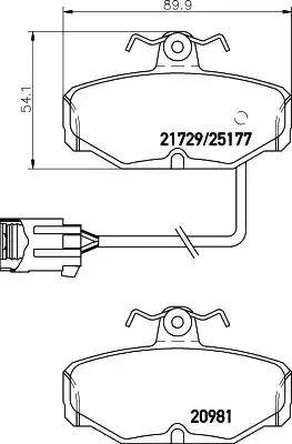 TRW Engine Component GDB1034 - Bremžu uzliku kompl., Disku bremzes autodraugiem.lv