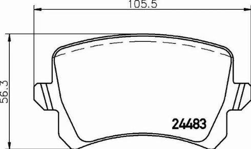 HELLA 8DB 355 013-331 - Bremžu uzliku kompl., Disku bremzes autodraugiem.lv