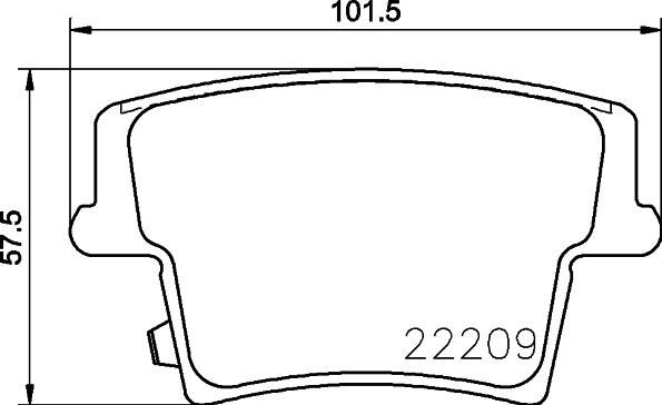 HELLA 8DB 355 039-291 - Bremžu uzliku kompl., Disku bremzes autodraugiem.lv