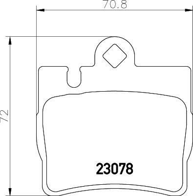 HELLA 8DB 355 031-451 - Bremžu uzliku kompl., Disku bremzes autodraugiem.lv