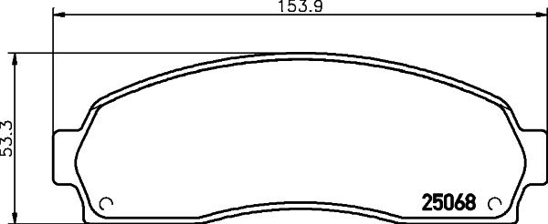 HELLA 8DB 355 037-341 - Bremžu uzliku kompl., Disku bremzes autodraugiem.lv