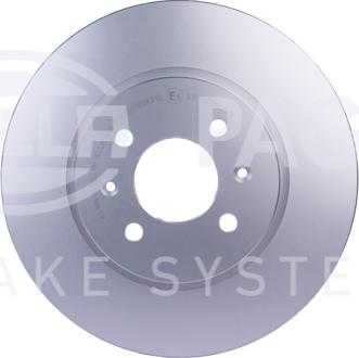 HELLA 8DD 355 125-501 - Bremžu diski autodraugiem.lv