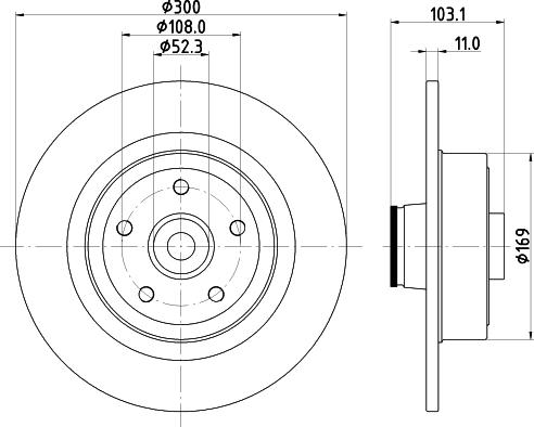 Maxgear 19-2743 - Bremžu diski autodraugiem.lv