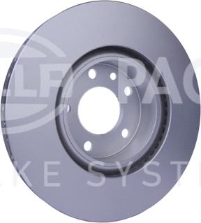HELLA 8DD 355 127-091 - Bremžu diski autodraugiem.lv
