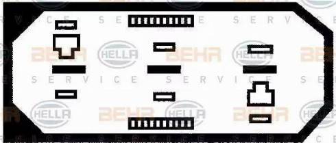 HELLA 8EW 009 144-581 - Ventilators, Motora dzesēšanas sistēma autodraugiem.lv