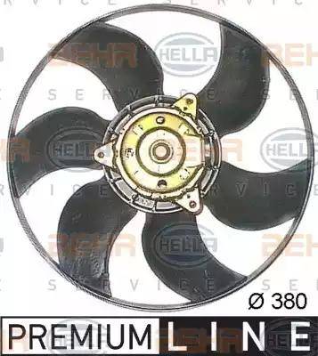 HELLA 8EW 009 158-501 - Ventilators, Motora dzesēšanas sistēma autodraugiem.lv