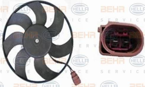 HELLA 8EW 351 040-064 - Ventilators, Motora dzesēšanas sistēma autodraugiem.lv