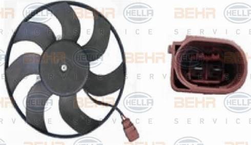 HELLA 8EW 351 039-184 - Ventilators, Motora dzesēšanas sistēma autodraugiem.lv