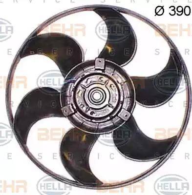 HELLA 8EW 351 150-164 - Ventilators, Motora dzesēšanas sistēma autodraugiem.lv