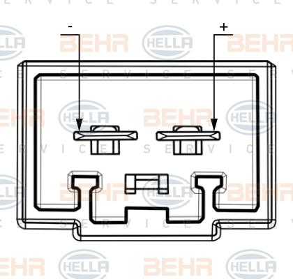 HELLA 8EW 351 151-131 - Salona ventilators autodraugiem.lv