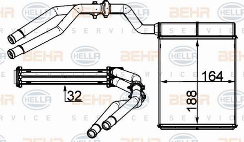 HELLA 8FH 351 511-684 - Siltummainis, Salona apsilde autodraugiem.lv