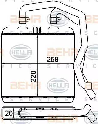 HELLA 8FH 351 000-601 - Siltummainis, Salona apsilde autodraugiem.lv