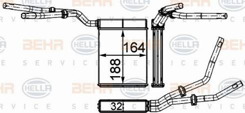 HELLA 8FH 351 315-634 - Siltummainis, Salona apsilde autodraugiem.lv