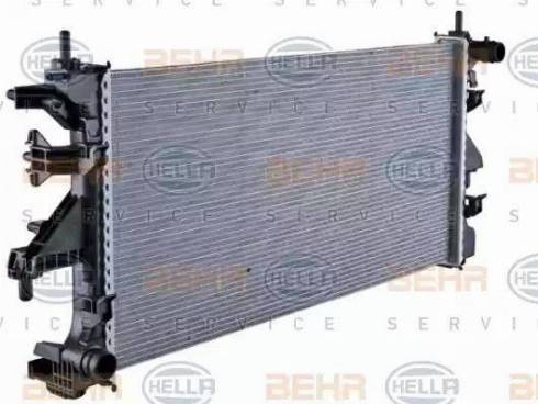 HELLA 8MK 376 745-101 - Radiators, Motora dzesēšanas sistēma autodraugiem.lv