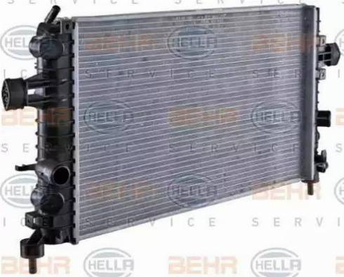 HELLA 8MK 376 754-081 - Radiators, Motora dzesēšanas sistēma autodraugiem.lv