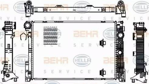 HELLA 8MK 376 756-221 - Radiators, Motora dzesēšanas sistēma autodraugiem.lv