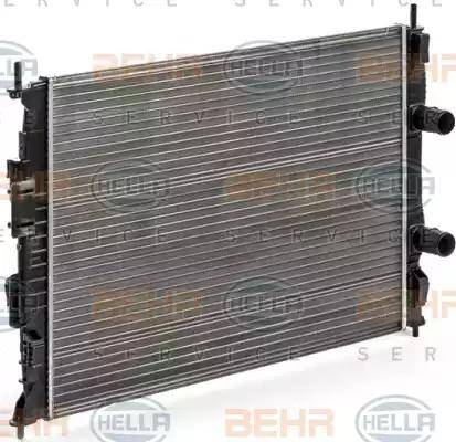 HELLA 8MK 376 700-331 - Radiators, Motora dzesēšanas sistēma autodraugiem.lv