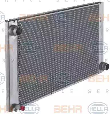 HELLA 8MK 376 719-101 - Radiators, Motora dzesēšanas sistēma autodraugiem.lv