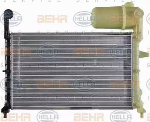 HELLA 8MK 376 716-121 - Radiators, Motora dzesēšanas sistēma autodraugiem.lv