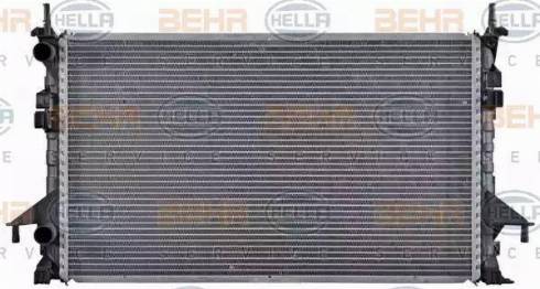 HELLA 8MK 376 716-291 - Radiators, Motora dzesēšanas sistēma autodraugiem.lv