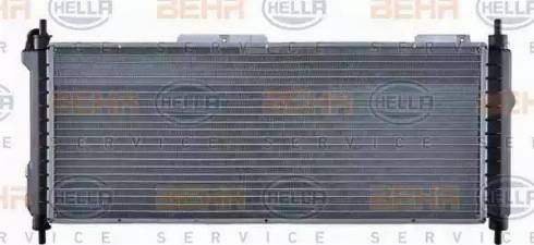 HELLA 8MK 376 713-571 - Radiators, Motora dzesēšanas sistēma autodraugiem.lv