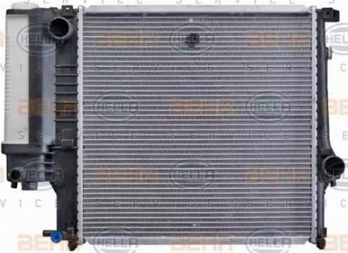 HELLA 8MK 376 713-121 - Radiators, Motora dzesēšanas sistēma autodraugiem.lv