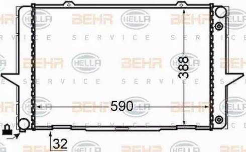 HELLA 8MK 376 726-711 - Radiators, Motora dzesēšanas sistēma autodraugiem.lv