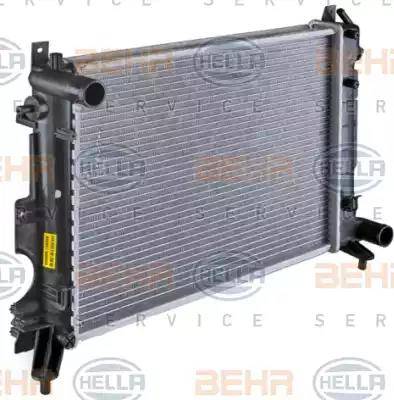 HELLA 8MK 376 720-551 - Radiators, Motora dzesēšanas sistēma autodraugiem.lv