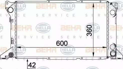 HELLA 8MK 376 720-221 - Radiators, Motora dzesēšanas sistēma autodraugiem.lv