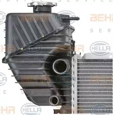 HELLA 8MK 376 722-001 - Radiators, Motora dzesēšanas sistēma autodraugiem.lv