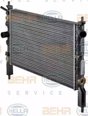 HELLA 8MK 376 771-051 - Radiators, Motora dzesēšanas sistēma autodraugiem.lv