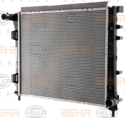 HELLA 8MK 376 777-311 - Radiators, Motora dzesēšanas sistēma autodraugiem.lv