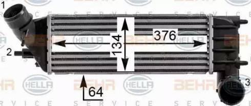 HELLA 8ML 376 700-711 - Starpdzesētājs autodraugiem.lv