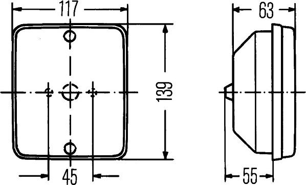 HELLA 2ZR 003 236-051 - Atpakaļgaitas signāla lukturis autodraugiem.lv