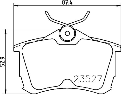 Blue Print ADH24245AF - Bremžu uzliku kompl., Disku bremzes autodraugiem.lv