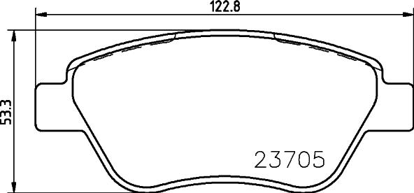 Magneti Marelli 363700201501 - Bremžu uzliku kompl., Disku bremzes autodraugiem.lv