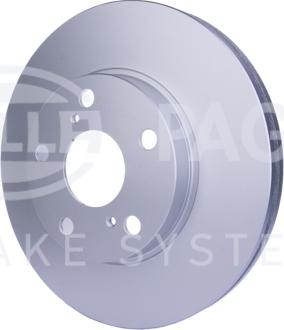 HELLA PAGID 8DD 355 118-951 - Bremžu diski autodraugiem.lv