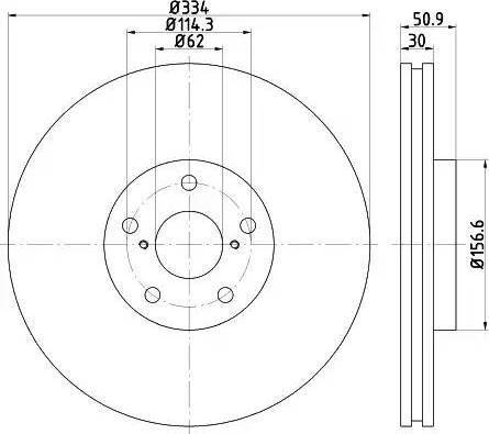 Kavo Parts BR-9569-C - Bremžu diski autodraugiem.lv