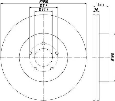 Maxtech 811235.0080 - Bremžu diski autodraugiem.lv