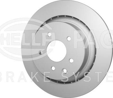 HELLA PAGID 8DD355133291 - Bremžu diski autodraugiem.lv