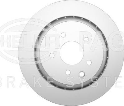 HELLA PAGID 8DD355133291 - Bremžu diski autodraugiem.lv