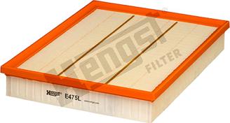 Hengst Filter E475L - Gaisa filtrs autodraugiem.lv