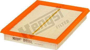 Hengst Filter E555L - Gaisa filtrs autodraugiem.lv