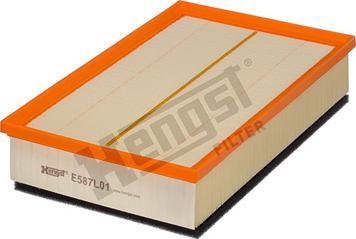 Hengst Filter E587L01 - Gaisa filtrs autodraugiem.lv