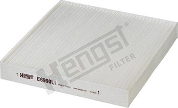 Hengst Filter E6990LI - Filtrs, Salona telpas gaiss autodraugiem.lv