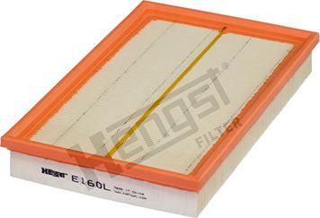 Hengst Filter E160L - Gaisa filtrs autodraugiem.lv