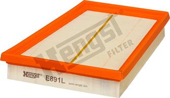 Hengst Filter E891L - Gaisa filtrs autodraugiem.lv