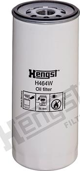 Hengst Filter H464W - Eļļas filtrs autodraugiem.lv